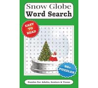 Snow Sphere Word Search: Snow Globe Word Quest with Easy to Read Print about Christmas, Holiday Puzzle of Words, Christmas Search & Find Words and ... for Vacations, Holidays and Unwinding time