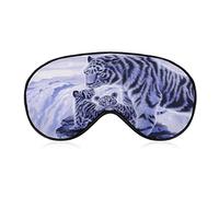 Snow Tiger Sleep Eye Mask Soft Sleep Cover Blindfold Sleeping Mask Cover para dormir viajes