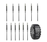 Snow Tire Chains - PE 86cm, Elastic Anti-Slip Straps, Universal Winter Traction | Cold Weather Accessory For Car, SUV, Truck, Commercial Vehicle, Outdoor Travel, Road Trip, Icy Roads