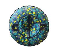 Snow Tube 41-Inch with Handles Inflatable PVC Raft - Snow Tubes for Sledding for Kids Christmas Pool Winter Outdoor Adults Camping Fishing Grass | Durable PVC, Easy Inflation, Comfortable Grip, All-Se