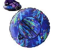 Snow Tube 41-Inch with Handles Inflatable PVC Raft - Snow Tubes for Sledding for Kids Christmas Pool Winter Outdoor Adults Camping Fishing Grass | Durable PVC, Easy Inflation, Comfortable Grip, All-Se