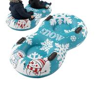 Snow Tube - Inflatable Heavy Duty Sled, Double Rider Snow Tube, Popular Winter Sports for Outdoor Fun, Vacation, Holiday, Kids, Boys, Girls, Teenagers, Adults, Family, 66.14x38.19x11.81Inch