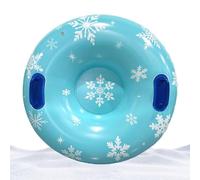 Snow Tube - Inflatable PVC Sled with Handles For Winter Outdoor Fun | 31.5 Inch Heavy Duty Inflatable Sled, Snow Toy | For Kids & Family, Ski Resorts, Backyard Hills, Cabins & Campsites