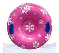 Snow Tube - Inflatable PVC Sled with Handles For Winter Outdoor Fun | 31.5 Inch Heavy Duty Inflatable Sled, Snow Toy | For Kids & Family, Ski Resorts, Backyard Hills, Cabins & Campsites