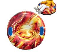 Snow Tube - Inflatable Ski Towable Boat Sled Raft with Handles | Snow Tube Sled Non-Slip Handle for Winter Ski Lake River Pool Beach Outdoor Park