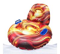 Snow Tube Sled Cold-Resistant Ergonómico sin tirantes de respaldo pesado | Ergonómico Snow Sled Tube, resistente y resistente diseño con respaldo no restante