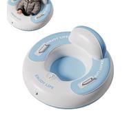 Snow Tube - Thickened Inflatable PVC Sledding Toys, Winter Sled with Handle, Kids Adults Family Ski Outdoor, Backyard Sports Activities Christmas, Cold Weather Resistant, Blue Heavy Vinyl 48 Inch