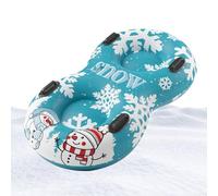 Snow Tube - Trineo inflable de alto rendimiento para 2 personas, doble conductor, tubo de nieve de invierno, duradero, resistente al agua, flotador de tubo de nieve | vacaciones al aire libre
