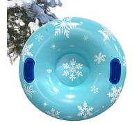 Snow Tubes For Sledding Inflatable Outdoor Winter Sled with Handles | Inflatable Snow Tube Features Sturdy Reinforced Handles Ensuring Safe Secure Grip During Fast Winter Sledding Down Hills