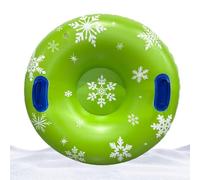 Snow Tubes For Sledding Inflatable Outdoor Winter Sled with Handles | Inflatable Snow Tube Features Sturdy Reinforced Handles Ensuring Safe Secure Grip During Fast Winter Sledding Down Hills