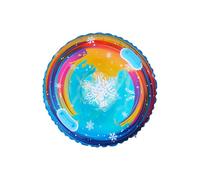 Snow Tubes Sleds - Colorido tubo inflable de nieve con asas, equipo de dormir de invierno pesado, antipinchazos y diseño | Outdoor Sports Fun For Kids, Youth, Adults, Family Christmas Activities