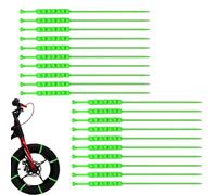Snow Zip Ties For Tires,20 pieces Reutilizable Anti-Skid Nylon Wheel Grip | Reutilizable Tire | For Ice Truck Winter Skid Travel Road Mountain Wheel Motorcycle And Others