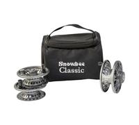Snowbee Classic 2 Kits de carretes de Mosca #5/6, Carrete - Carrete + 2 carretes de Repuesto y Estuche, Ideal para Pescar ríos y Aguas tranquilas pequeñas, Negro, Talla única (10561)