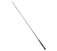 SNOWBEE Whip Látigo de Doma Trenzado para Caballo y Pony, Unisex, Negro, 110 cm