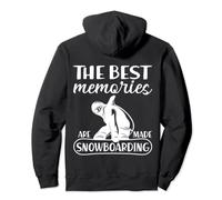 Snowboard LOS MEMORIAS MEJORES SE HACEN SNOWBOARDING Sudadera con Capucha