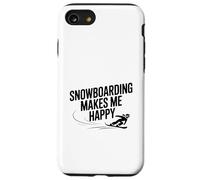 Snowboard Me Hace Feliz Estilo de Vida Snowboarder Carcasa para iPhone SE (2020) / 7/8