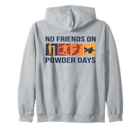 Snowboard - No Hay Amigos en los días de pólvora - Snowboarder Sudadera con Capucha