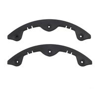 Snowboard Nose 2 Pack Bar Anti-Colisión Strip Snowboards Esquís Skateboards Longboards Negro 30.5cm (Tipo)