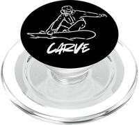 Snowboard Tallado Invierno Acción Montaña Libertad PopSockets PopGrip para MagSafe