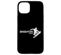 Snowboarder del Brighton Resort Utah Carcasa para iPhone 15 Plus