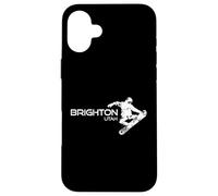 Snowboarder del Brighton Resort Utah Carcasa para iPhone 16 Plus