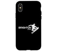Snowboarder del Brighton Resort Utah Carcasa para iPhone X/XS