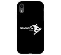 Snowboarder del Brighton Resort Utah Carcasa para iPhone XR