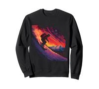 Snowboarder Graphic Snow Boarder Winter Snowboard Hombres Sudadera