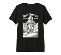Snowboarder Snowboard Patrón San Bernardo Boarder Camiseta Premium