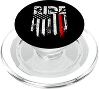 Snowboarder - Tabla de Snowboard de Invierno con Bandera de Estados Unidos PopSockets PopGrip para MagSafe
