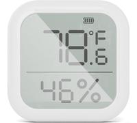 snowchecking 2 piezas inalámbrico para zigbee termómetro higrómetro con pantalla LCD para Tuya para Smart Life App Monitoring y Auto Climate Control
