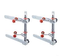 Snowchecking Abrazadera deslizante de cajón, con llave, marcas de doble escala, para instalación de gabinete de precisión, herramienta de brazo de soporte ajustable, para bricolaje y profesionales