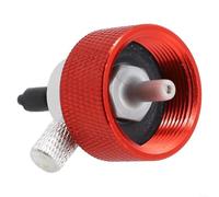 Snowchecking Adaptador de llenado de metal, para accesorios de gas verde, válvula de lubricante de aceite de silicona sin fugas, para recarga de pistola Mag, compatible, con propano estándar estilo