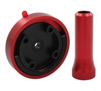 Snowchecking Adaptador probador de fugas EVAP de aluminio, con abridor de derivación de solapa, herramienta de tapa, para diagnóstico del sistema en la mayoría de vehículos (rojo)
