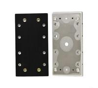 Snowchecking Almohadilla de respaldo cuadrada de 93 x 178 mm, para Festool RS300 EQ-Plus/LRS 93, espuma de aluminio y poliuretano, repuesto de disco de pulido de 12 agujeros