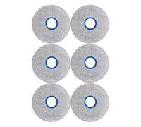 snowchecking Almohadillas para mopa Dreame X60 Max Ultra Robot Aspiradora, paños de repuesto de nailon lavables a máquina para suelos duros y alfombras, paquete de 6/10 (6 piezas)