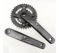 Snowchecking Bielas de cadena para bicicleta de montaña 36/22T, brazos de aleación de aluminio de 175 mm con interfaz cónica cuadrada, para sistemas de engranajes de 8 a 9 velocidades