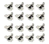 snowchecking Bisagras para puerta de armario, accesorios de repuesto europeos compactos, soportes ajustables ocultos de 110 grados con tornillos, taza de 35 mm para puertas de 16 a 19 mm, acero