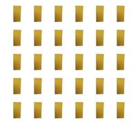 Snowchecking Cera de abeja natural para hojas de panal para colmenas de abejas, paquete de 30 marcos de base medianos de 195 x 33 cm, base de anidación de cera suave para una fácil instalación y