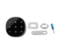 snowchecking Cerradura de contraseña electrónica digital para cajón de archivos de buzón de gabinete, aleación de zinc para mecanismo de bloqueo de puerta con teclado inteligente (20 mm)