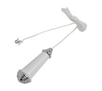 snowchecking Colgante de luz de ventilador, interruptor de cable, cable de extensión, reemplazo de ventilador de techo de baño, agarre ergonómico en forma de lágrima, diseño pesado sin ruido, nailon