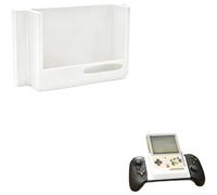 Snowchecking Compacto para soporte de mango PLA, para RetroPie Classic a para controlador 8BITDO, agarre de montaje de sujeción seguro, accesorio de consola de juegos (blanco)