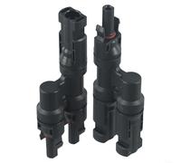 snowchecking Conector de la rama Y del panel solar, adaptador del cable del picovoltio impermeable IP67 para la conexión de la serie paralela, extensión fotovoltaica de 1000V 30A (2#)