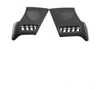 Snowchecking Cubierta de rejilla de ventilación de altavoz, para Mercedes-Benz Clase E W210 1995-2002, plástico negro, decoración de pilar A, juego de 2