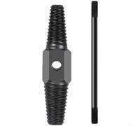 snowchecking Extractor de tornillos de doble cabeza, removedor de pernos rotos, extractor de roscas de tubo, kit de herramientas de extracción resistente para sujetadores pelados, cabezales de doble
