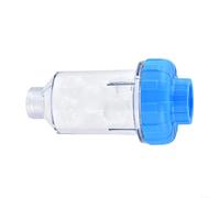 snowchecking Filtro suavizante de agua para lavadoras, duchas e inodoros, removedor de escamas transparente con carcasa ABS, fácil instalación, azul (1)