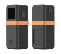 Snowchecking Funda protectora de silicona para UGREEN Nexode 20000 mAh 165 W, cubierta de viaje a prueba de polvo con protector de pantalla de labios elevado (negro)