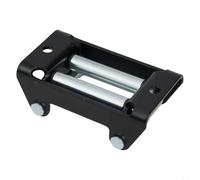 Snowchecking Guía de cable de 4 vías para cabrestante, para ATV UTV todoterreno, acero resistente, capacidad de 2000 libras, con acabado epoxi, negro (2000 libras)
