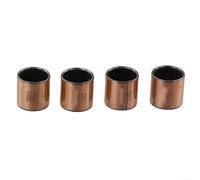 Snowchecking Juego de 4 cojinetes de suspensión de metal de cobre para amortiguadores traseros de bicicleta, 14 mm de longitud, cojinetes de montaje en suspensión