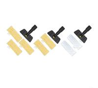 Snowchecking Kit de cepillo de mano y paños de vapor, para limpiadores de vapor Karcher SC1 SC2 SC3 SC4 SC5, herramienta de limpieza multisuperficie, para azulejos y suelos de madera dura (A)